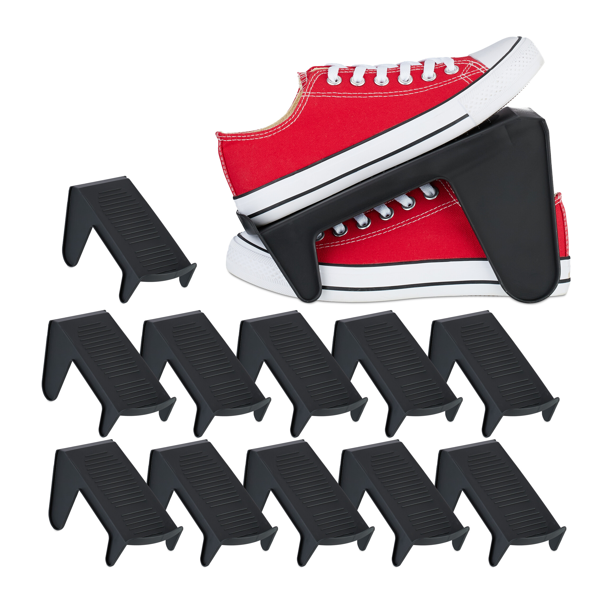 12 Black Shoe Trees