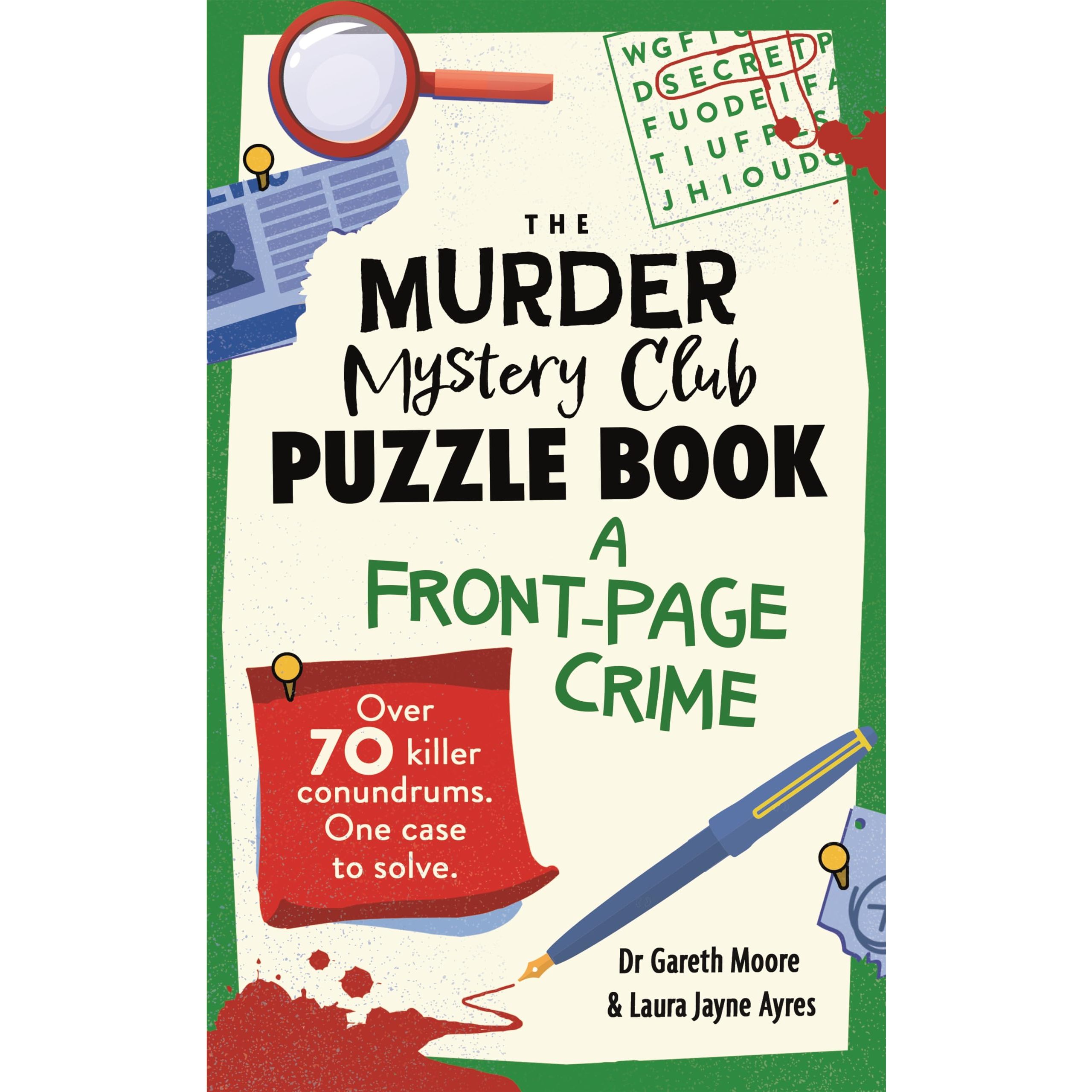 TEMU The Murder Mystery Club Puzzle Book By Gareth Moore – Interactive Murder Mystery Puzzle Book With 70+ Logic Challenges & 1 Case To Solve –