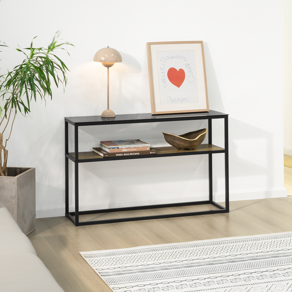 TEMU Sobuy Console, Console Table, Slim Console Table Fsb43-sch