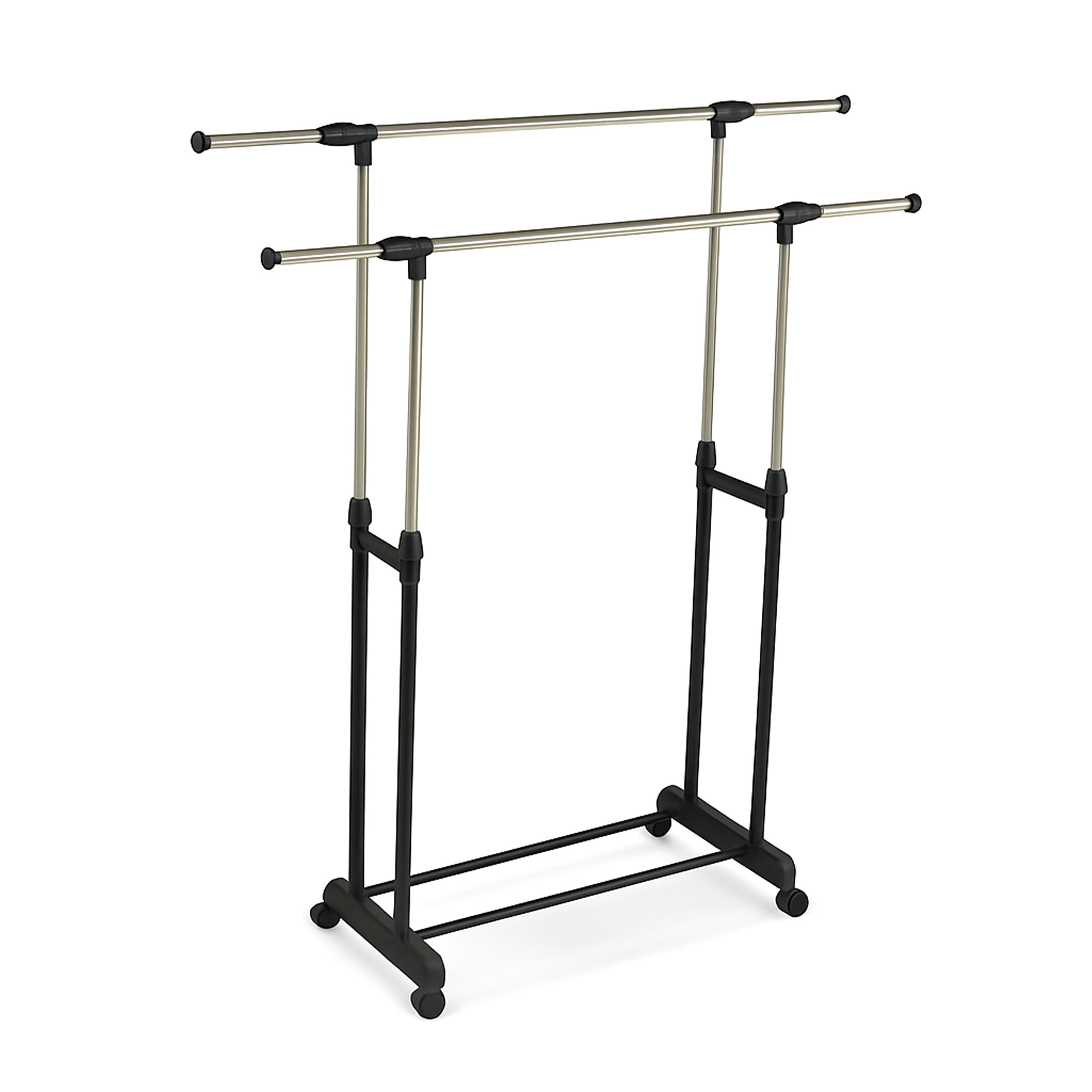 Clothes Rack In Silver/black