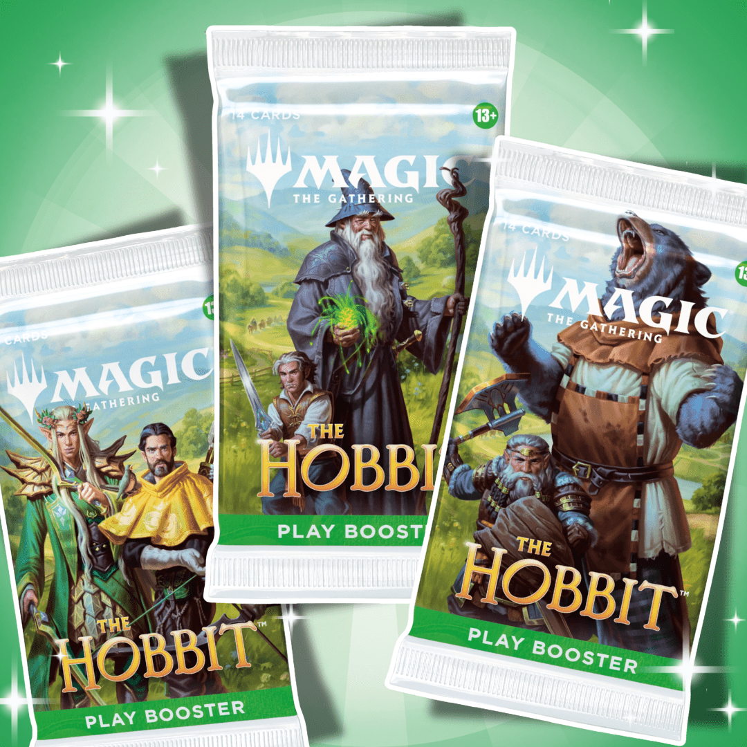 3x The Hobbit English – 3 Booster Packs With 14 Cards Each