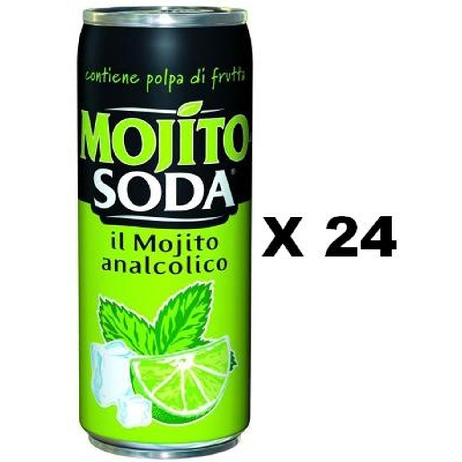 E-shop Mojito Soda Packung mit 24 x 330 ml - Terme di Crodo Zitronensoda