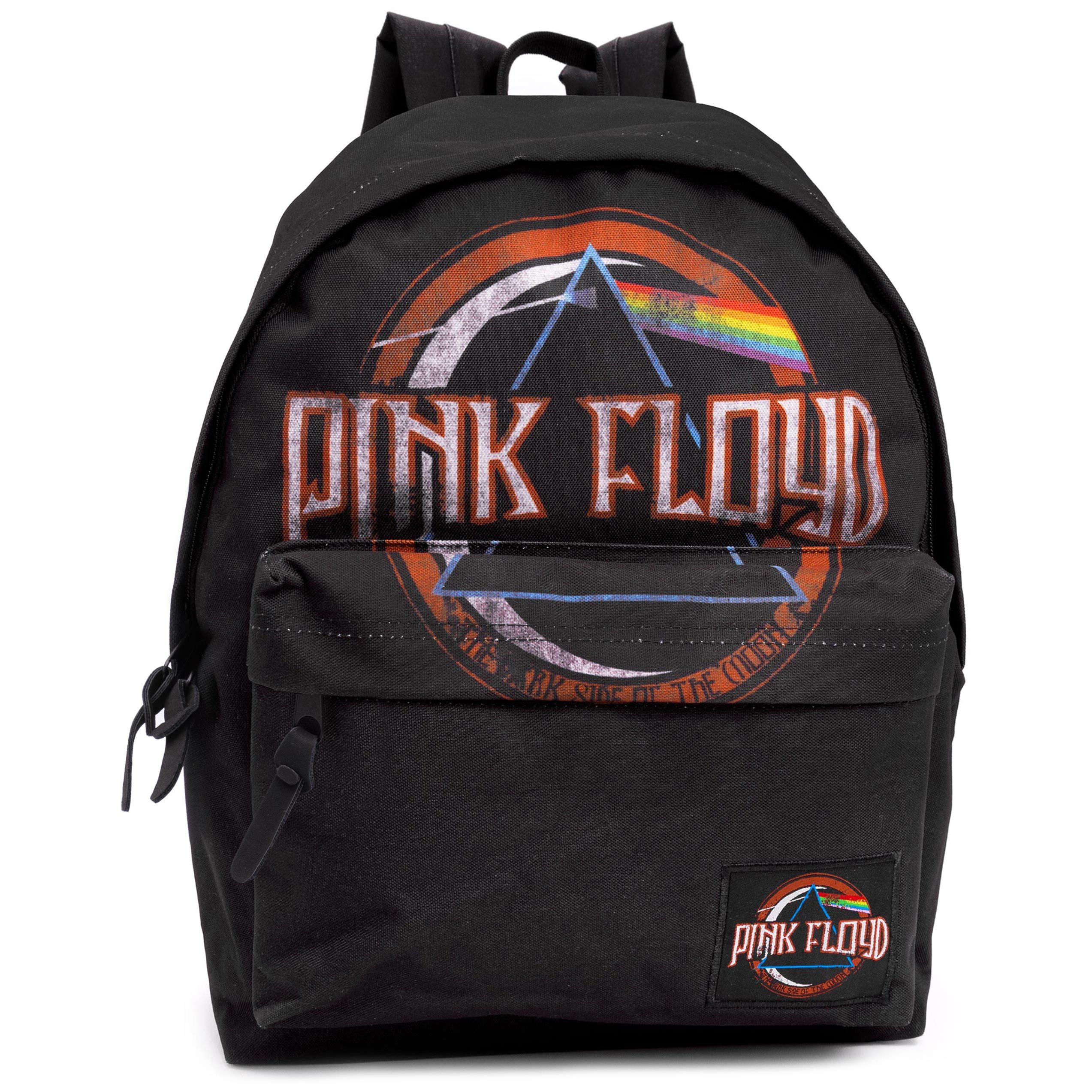 TEMU Pink Backpack For Adults Teens | Dark Side Album Festival Rucksack 16 Inches | Multicoloured Bag With Adjustable Straps