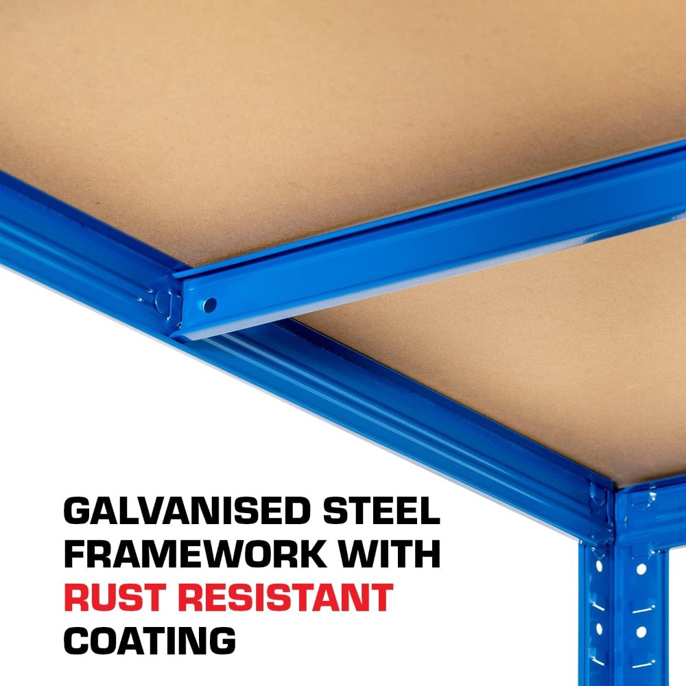 5-Layer Heavy-Duty Shelves, Adjustable Height