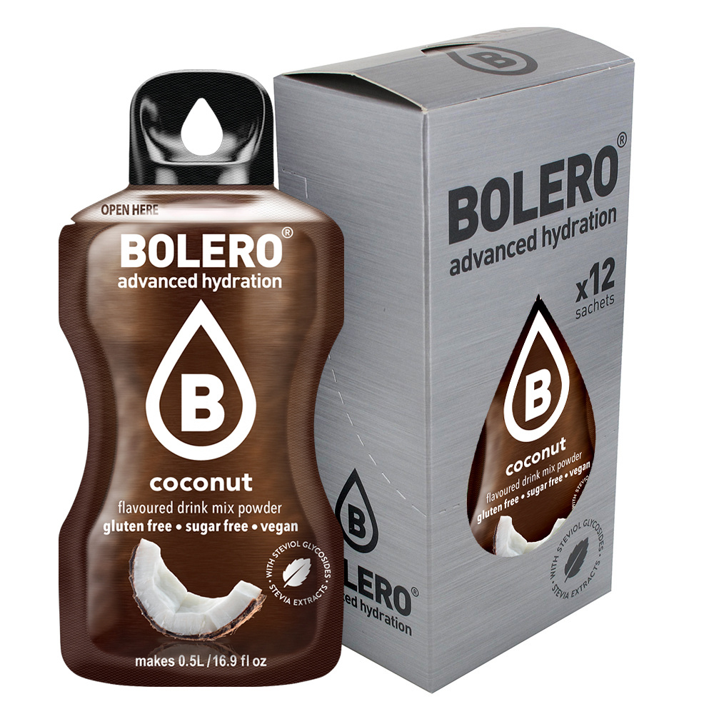 BOLERO Drinks - bevanda 12 sticks da 3g - COCONUT (cocco): retailer-supplied image