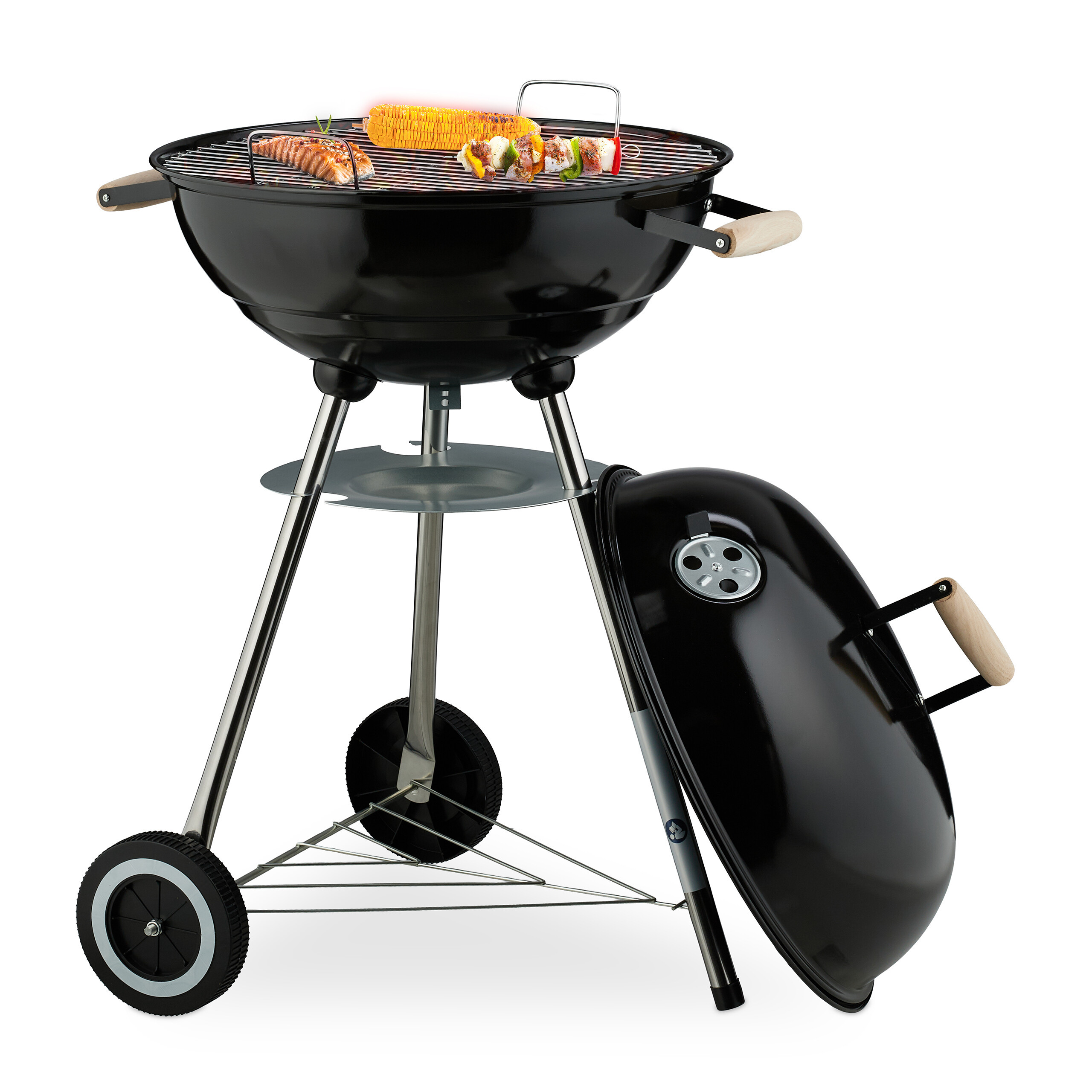 Ball Grill In Black - Ø 44 Cm