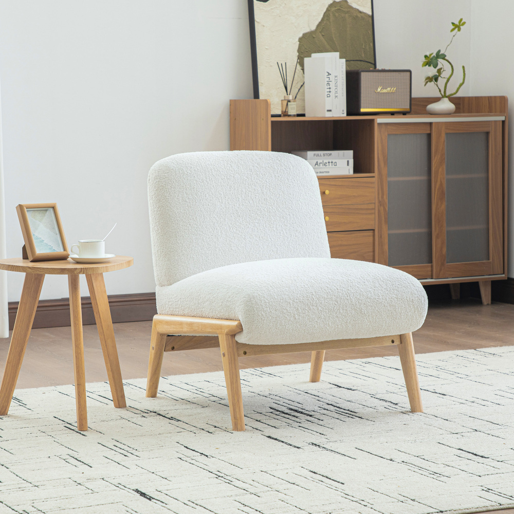 Image of Comfortable Relaxation Chair, Velvet Fabric, Egyptian Raindrop Design, Cozy, Sturdy, Solid Wood, Easy To Clean, Versatile, For Reception Area, Reading Nook, Balcony, 61.5x74x76 Cm