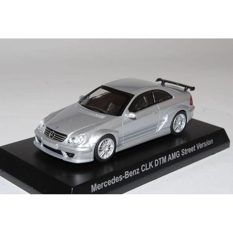 Mercedes-benz Clk Dtm Amg Street Version Coupe Silver C209 2002-2010 1/64 Model Car