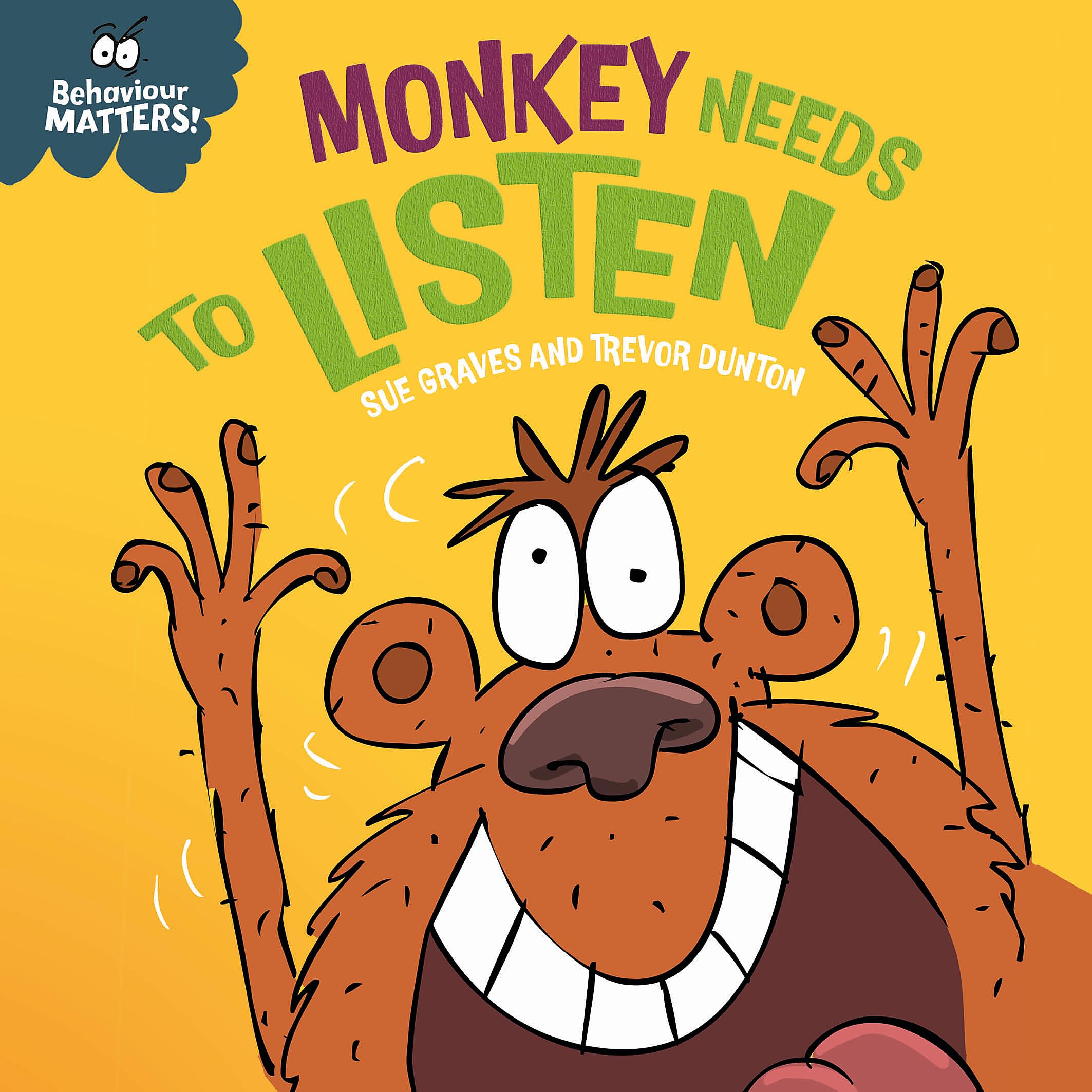TEMU Monkey Needs To Listen - A Book About Paying Attention: A Book About Paying Attention (behaviour Matters)