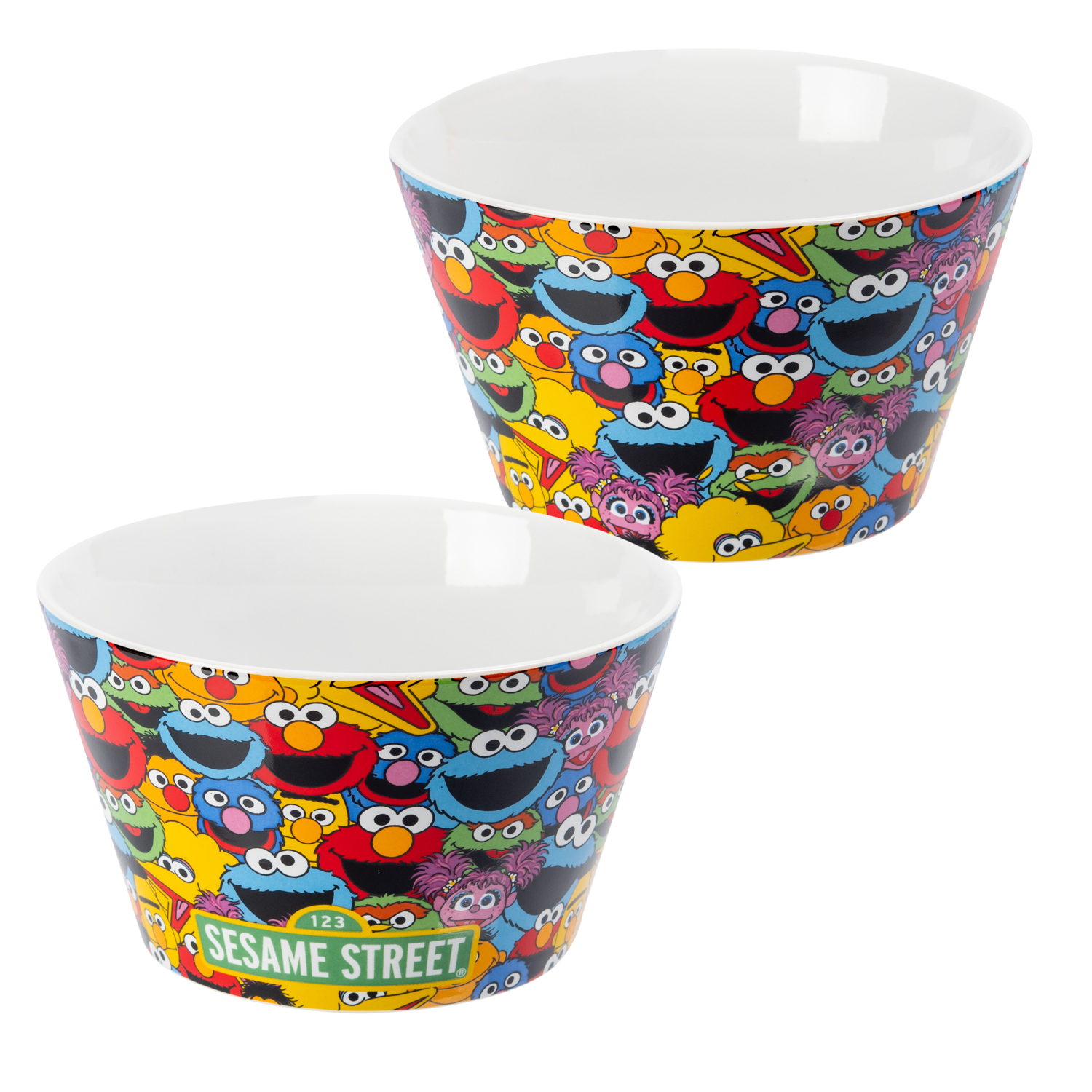 Image of Sesame Street Bowl - All Bowl Made Of Porcelain Multicolored Colorful 500 Ml