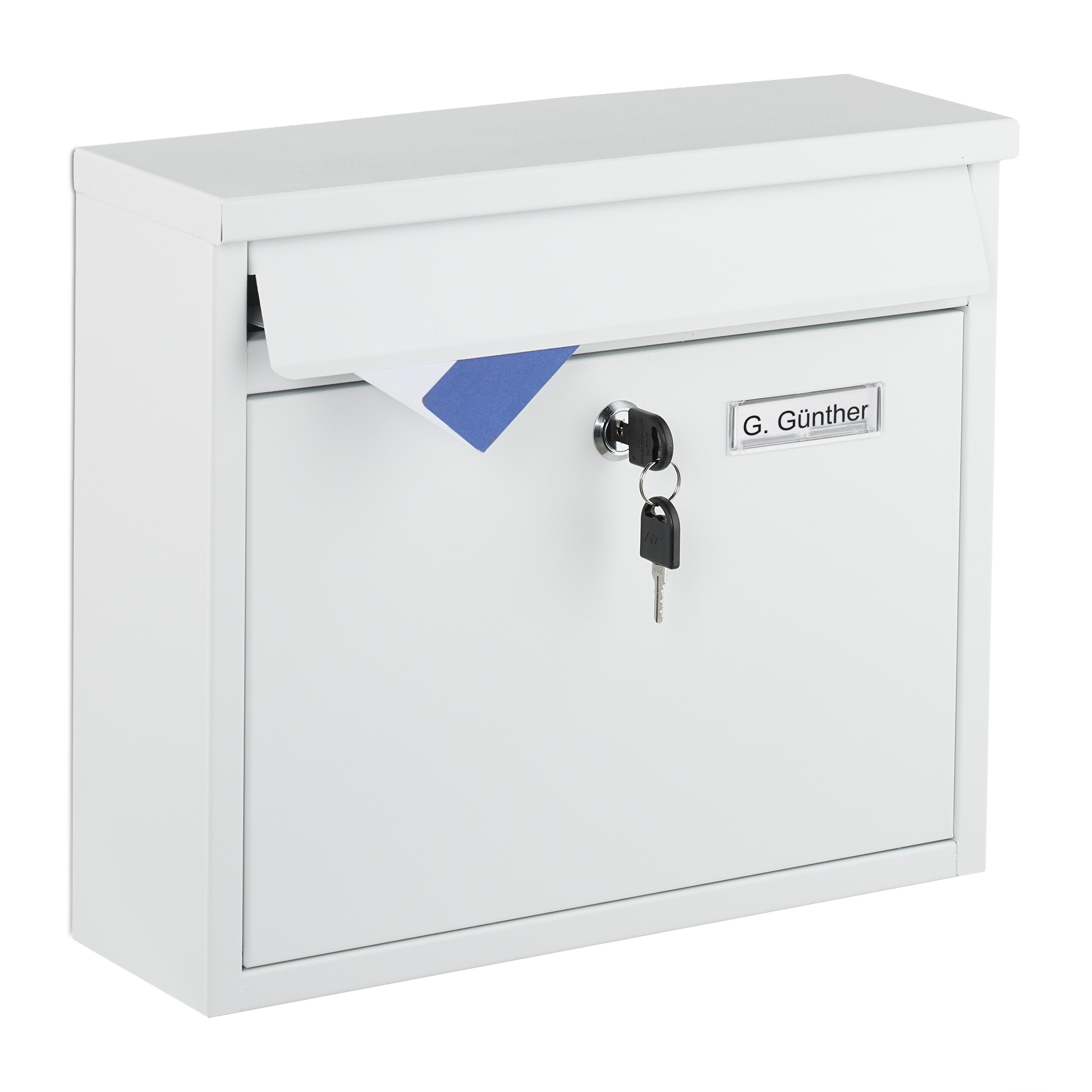 White Mailbox - (w)36 X (h)31 X (d)12 Cm