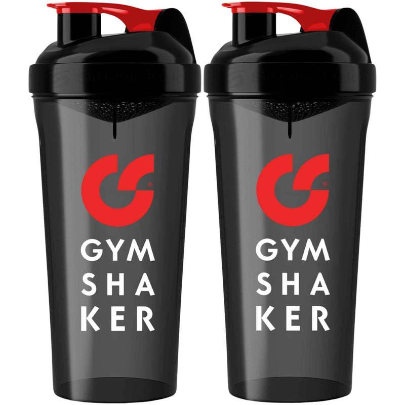 Protein Shaker 800 Ml ( To 600 Ml) - Honeycomb Sieve - Leakproof - Bpa Free - Dishwasher Safe - 2-pack -