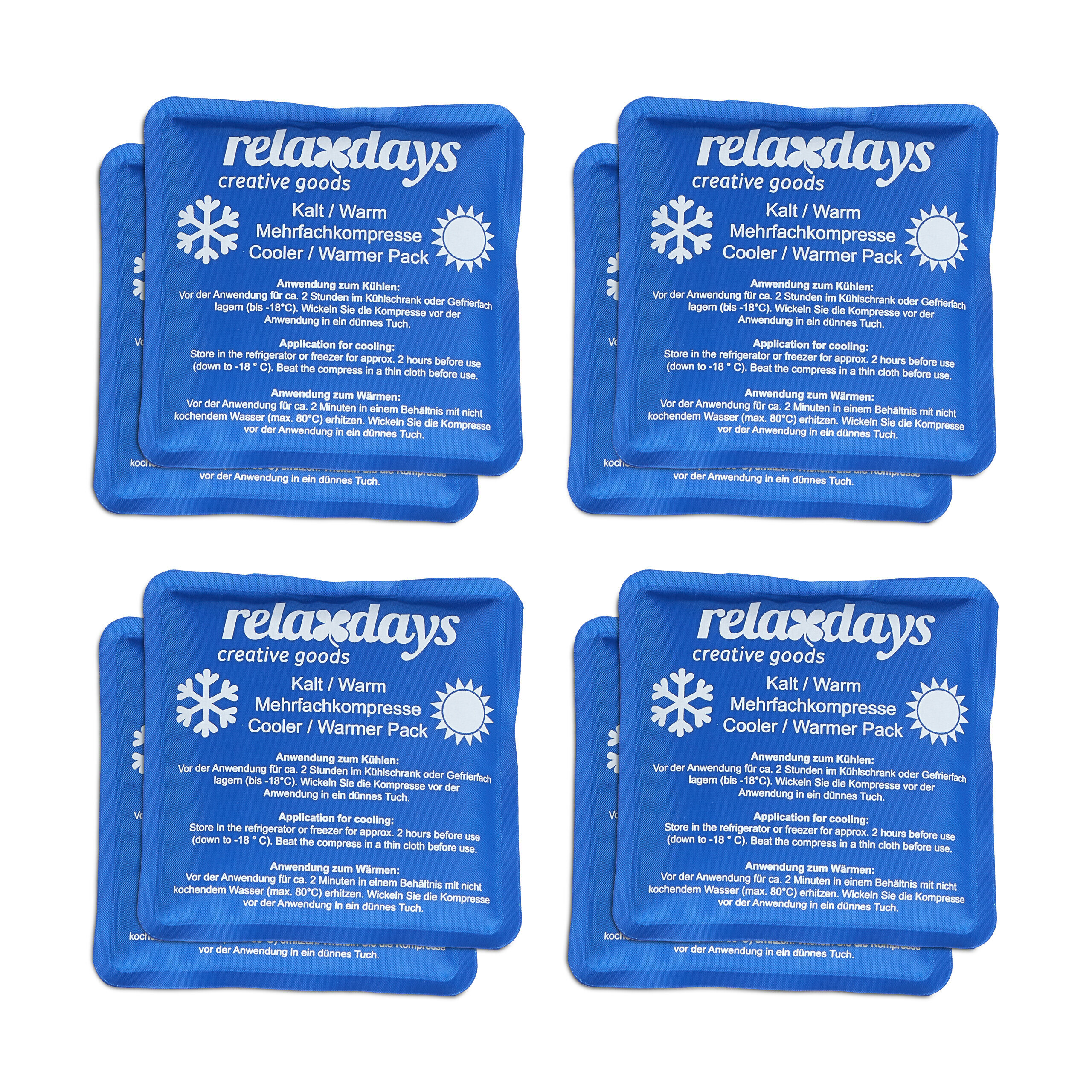 8 Pads In Blue