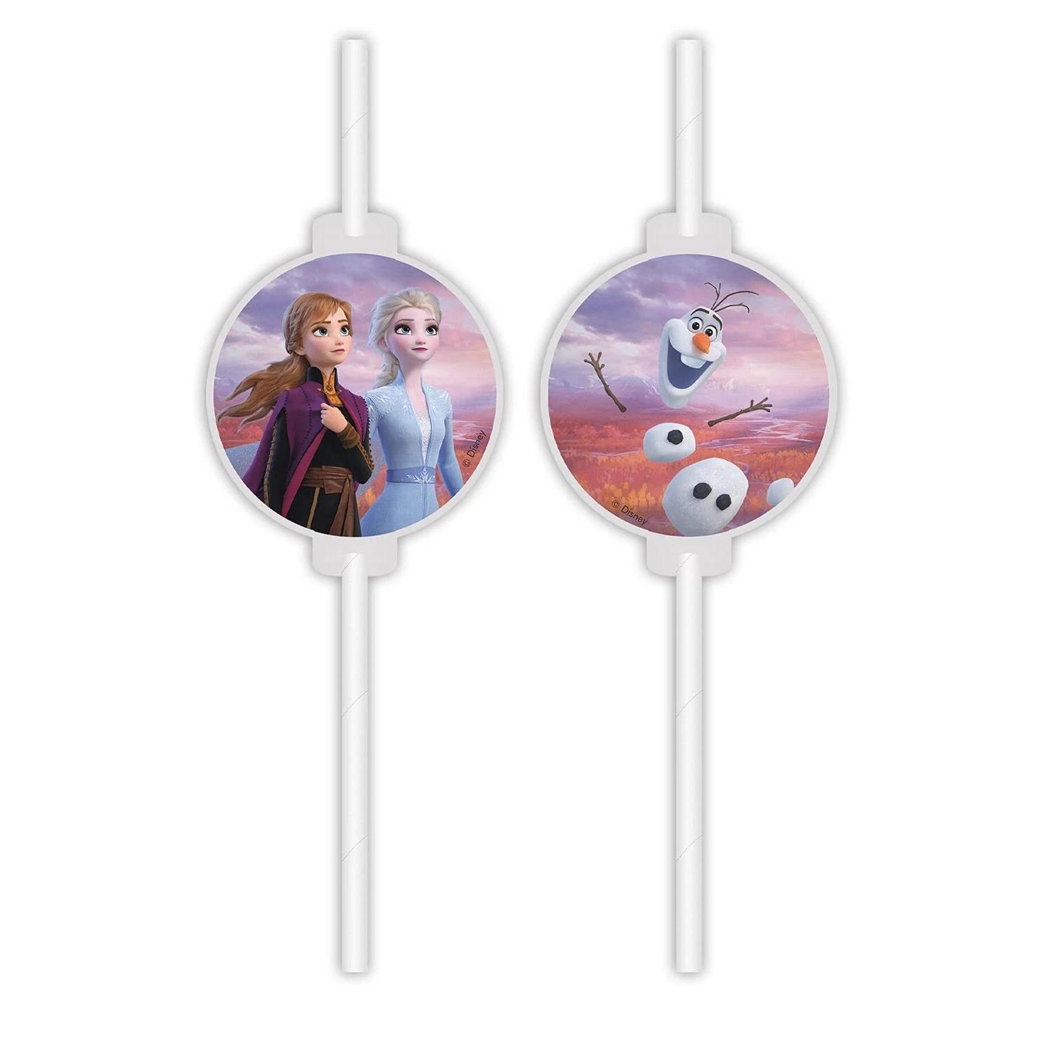 Frozen Paper Straws 4 Pack: retailer-supplied image