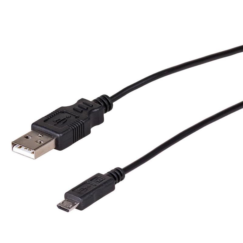 Akyga Noir Câble Usb Usb-A Mâle, Usb-Micro-B Mâle 1.00 M Ak-Usb-21 - Image 3