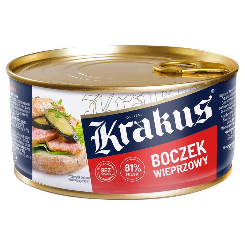 Krakus Pork Bacon 300 G