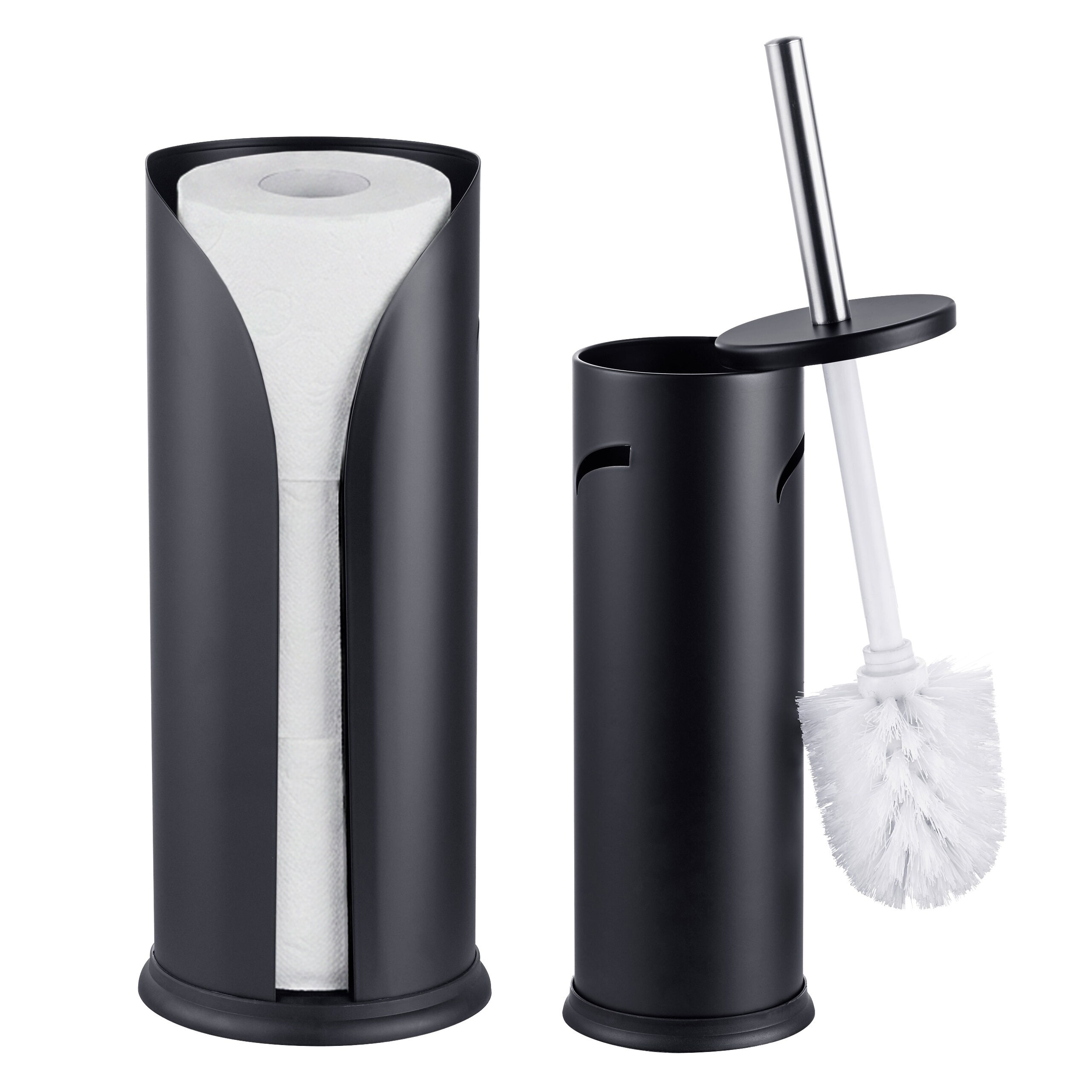 2pcs. Bathroom Set In Black