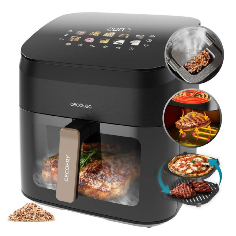 TEMU Cecotec Freidora sin aceite &Grill Smokin' 8500
