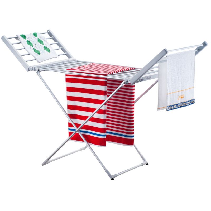 Image of Foldable Electric Clothes Dryer, 2 , 18 Bars, Compact, Fast Drying