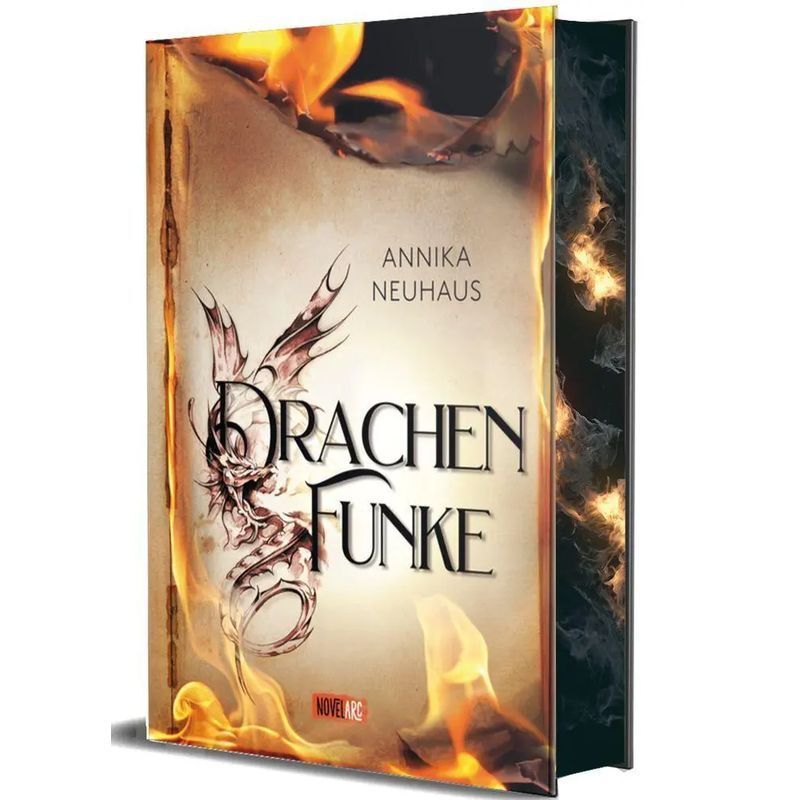 Image of Drachenfunke - Limited Special Edition With Additional Paper Cover And Color Printing - Annika Neuhaus - Book - 400 Pages - German - 2025 - Ptacek, Janka - Ean 9783910238121