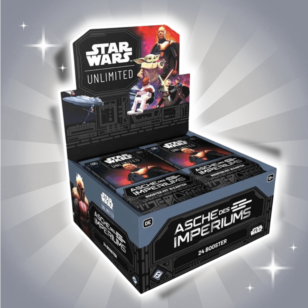 Star Wars: Unlimited Ashes Of The Booster Display German – 24 Booster Packs