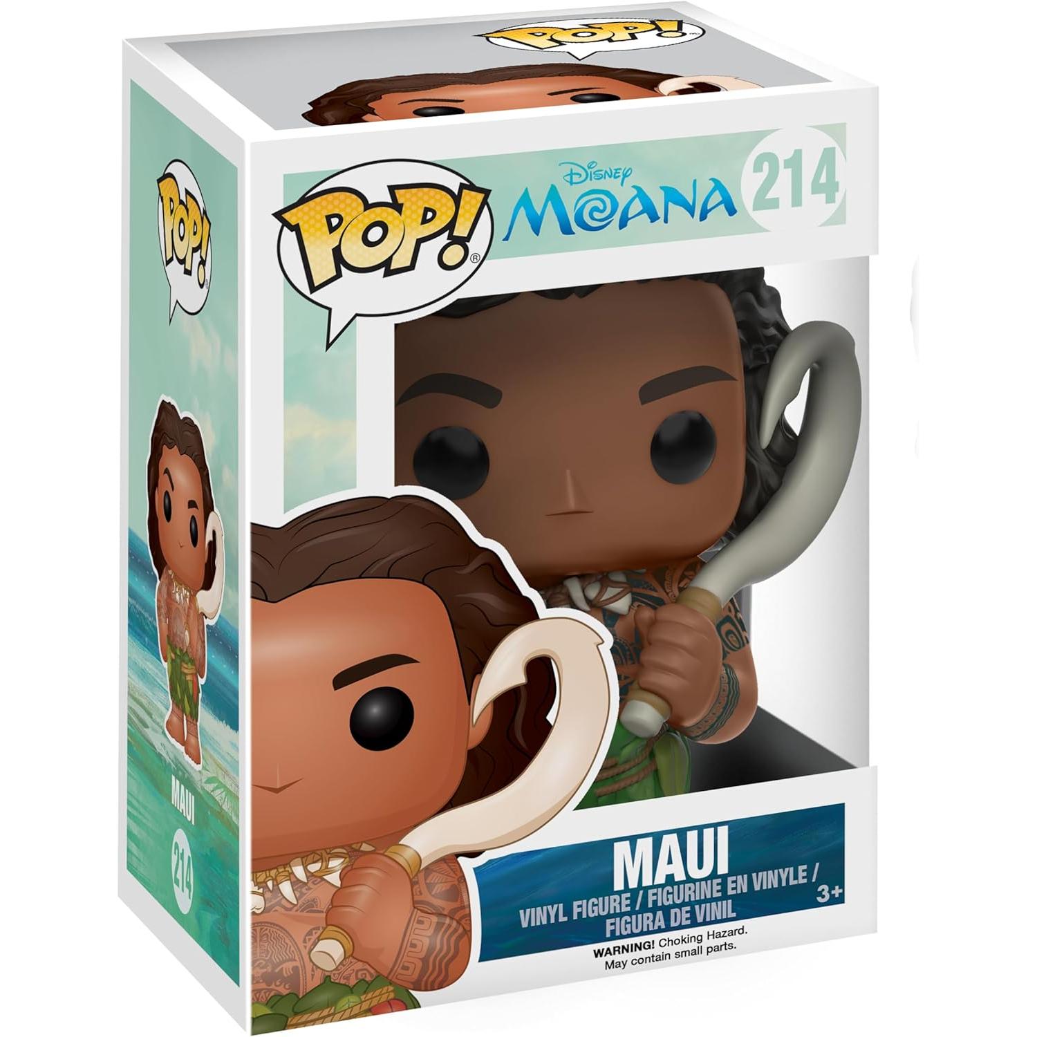 TEMU Funko Pop! Disney: Moana - Maui - - Figura coleccionable de Maui de la película Moana -