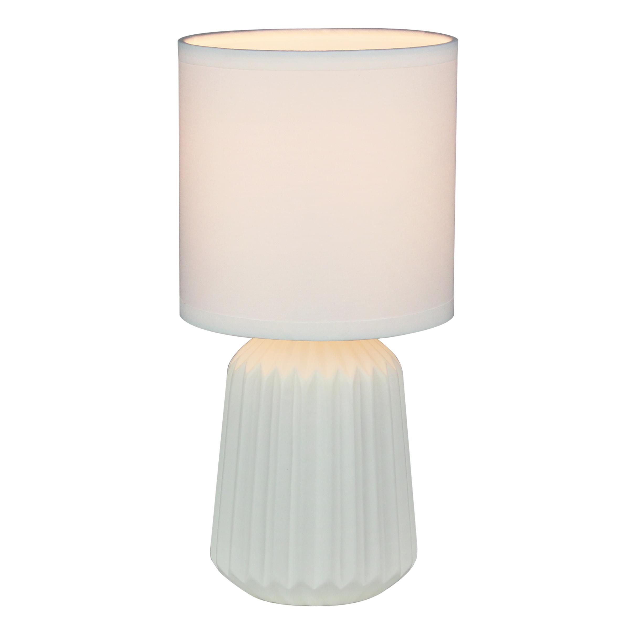 First Choice Lighting Fox - White Ceramic Lamp
