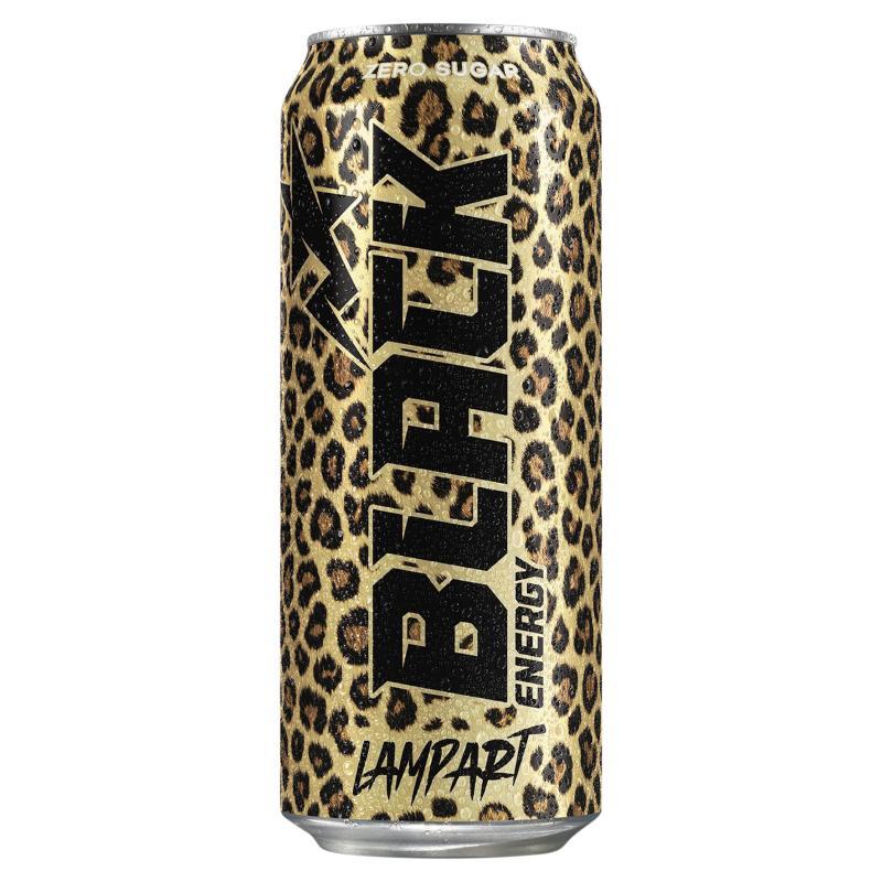 Black Energy 0 Sugar Lampart Carbonated Energy Drink 500 Ml