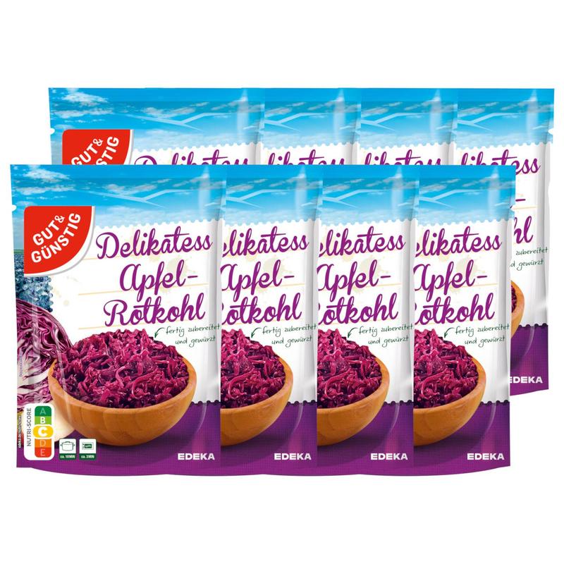 Image of 8x Good&affordable Red Cabbage 400g (8x400g)