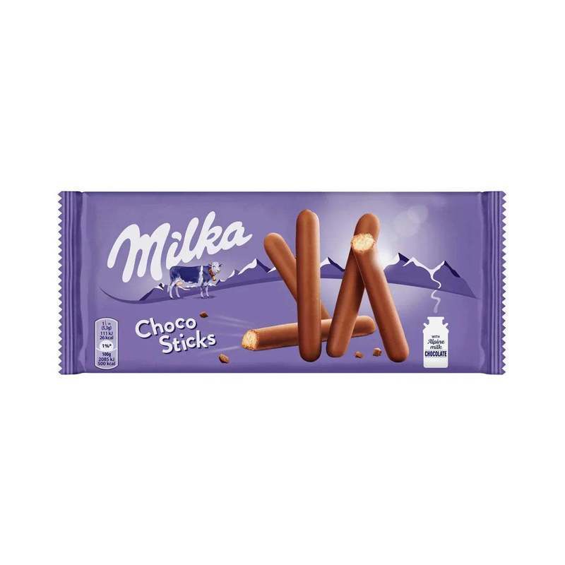 E-shop Milka Choco Sticks Keks Sticks Alpenmilch Schokolade 112g