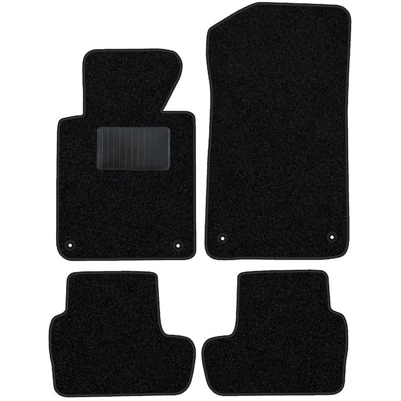 TEMU Velour Car Mats Complete Set Fitting E46 2000-2007