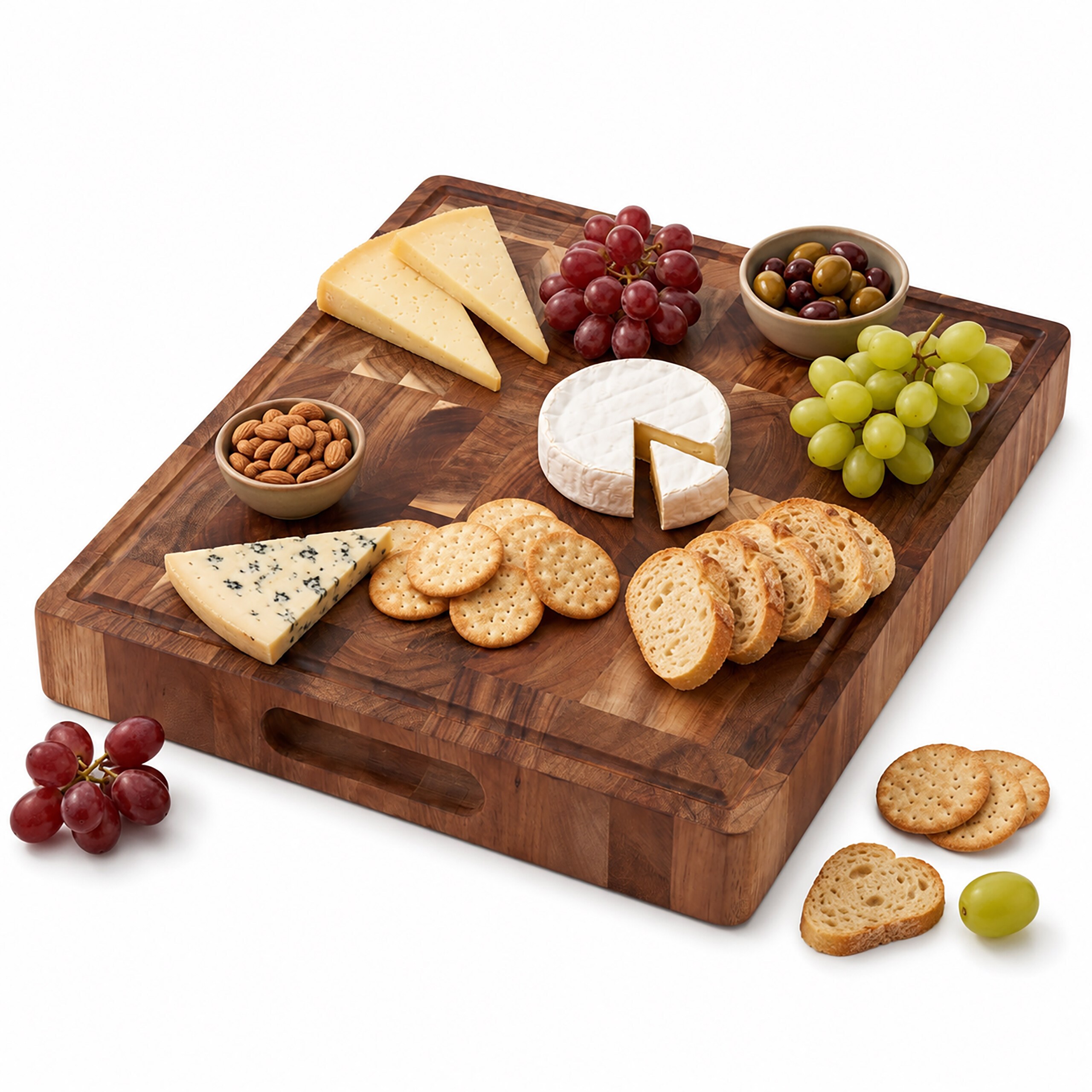 Image of Cutting Board In Brown - (w)40 X (h)4 X (d)32 Cm