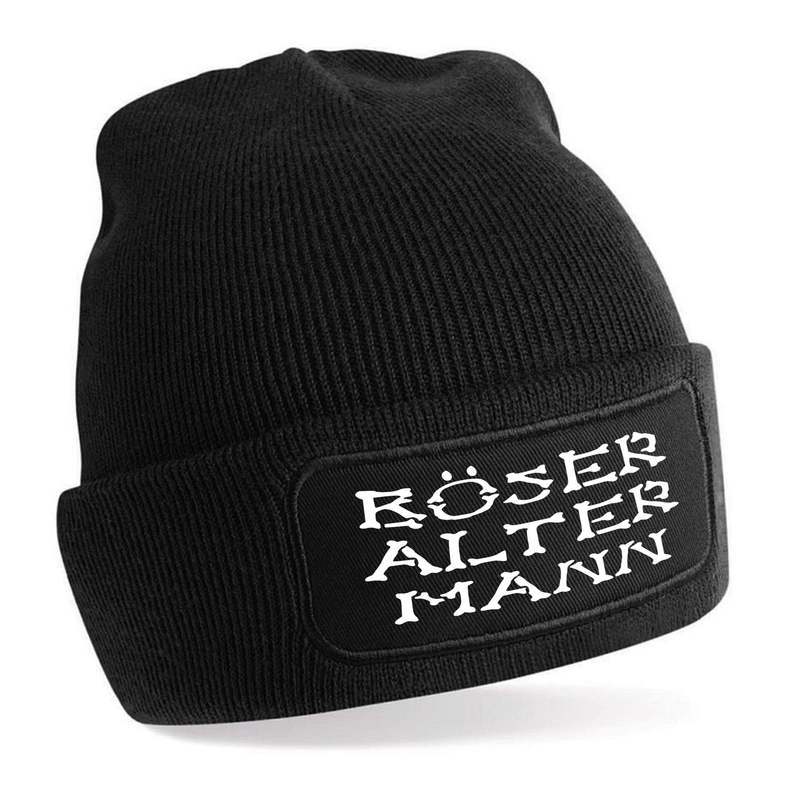 Image of Beanie With Slogan | Old Man | | Pleasantly Soft |
