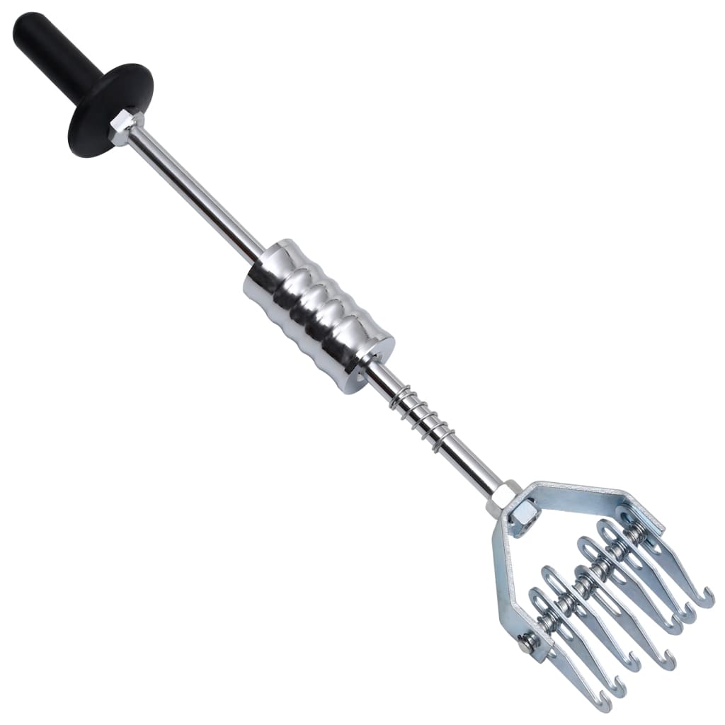 Image of Vidaxl Sliding Hammer With Hook, Dent Puller Claw, Puller Hammer, Impact Hammer, Auto Body Dent Repair Tool, 65cm Carbon Steel