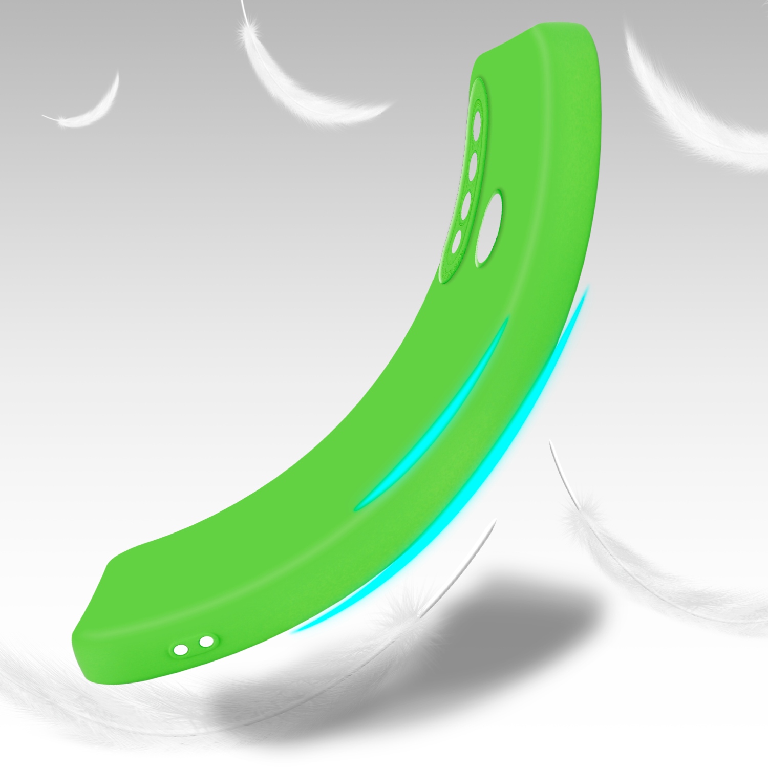 Coque Silicone Imprimée Pour Huawei P30 Lite - Design Pierre Verte, Fabriquée En France