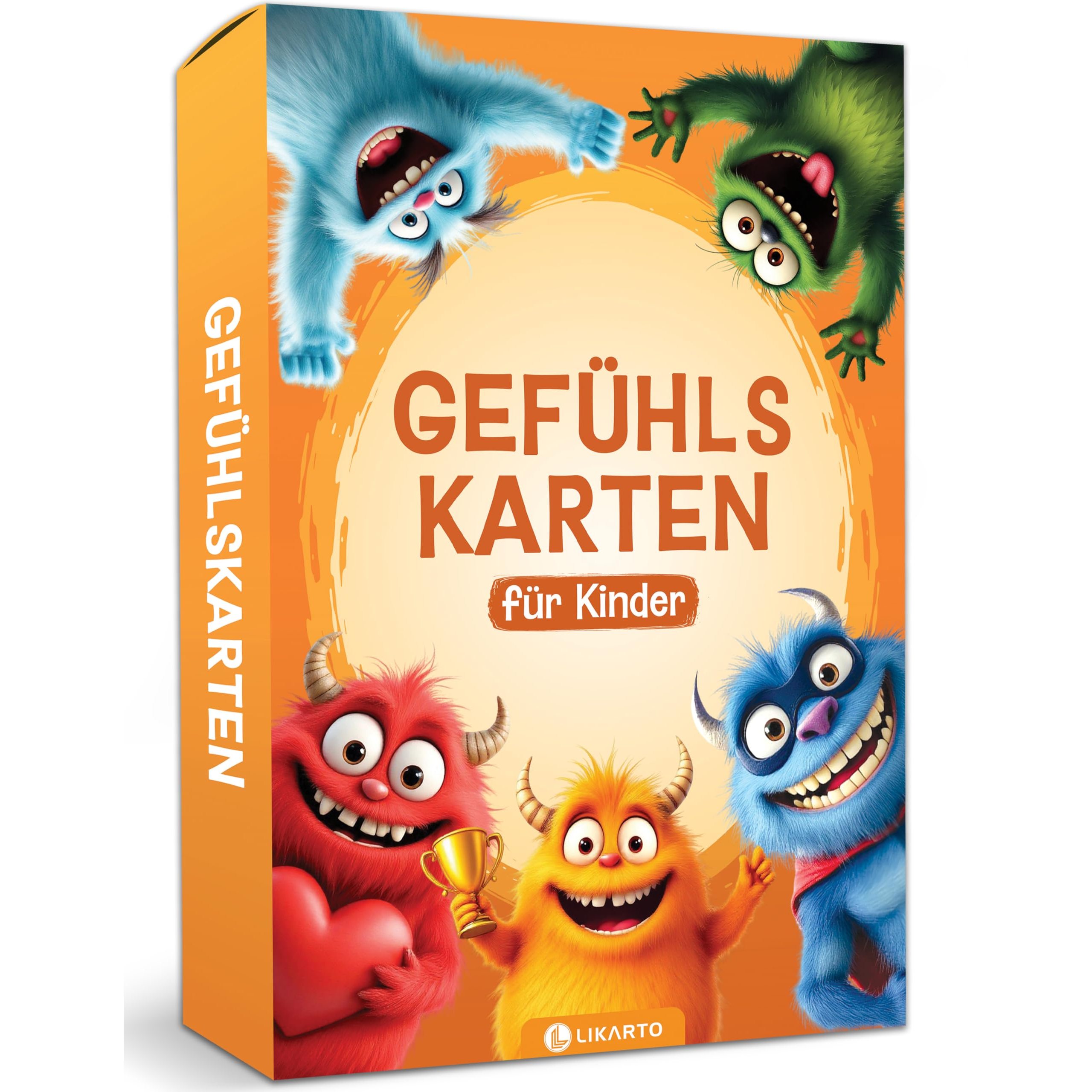 Image of ® Feeling Cards For Children From 3 Years, Monsters & Explanations