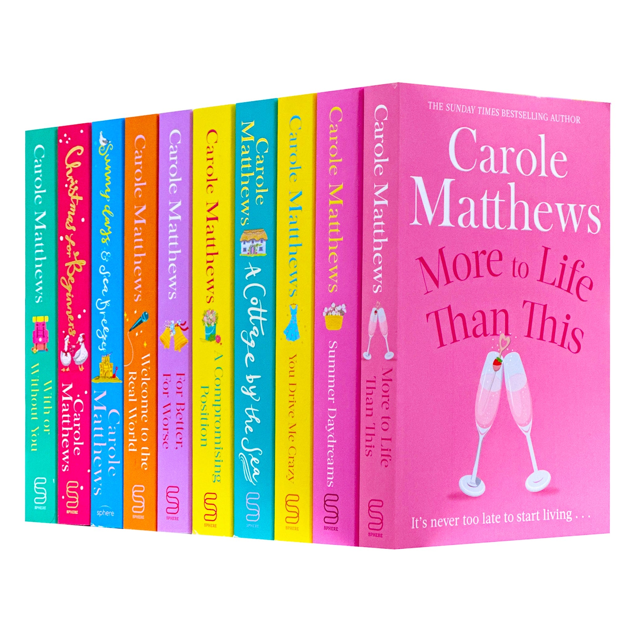 TEMU Carole Matthews: Humorous Comedy Fiction - 10 Books Collection
