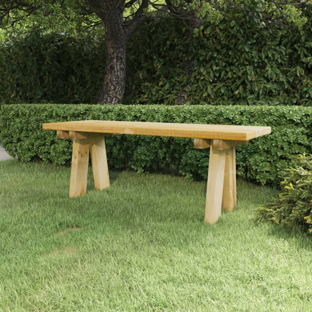 Vidaxl Garden Bench Solid Wood Pine Impregnated Seating Bench Multiple Options