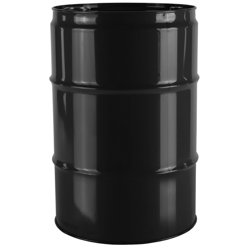Steel Metal Th 60l With 2 And 3/4 Stoppers - Black