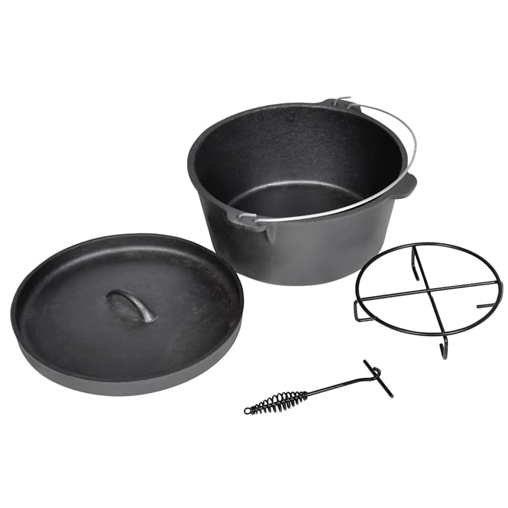 Image of Dutch Oven 9 Qt, Pot, Cooking Pot Made Of Cast Iron, Cast Iron Pot, Braiser