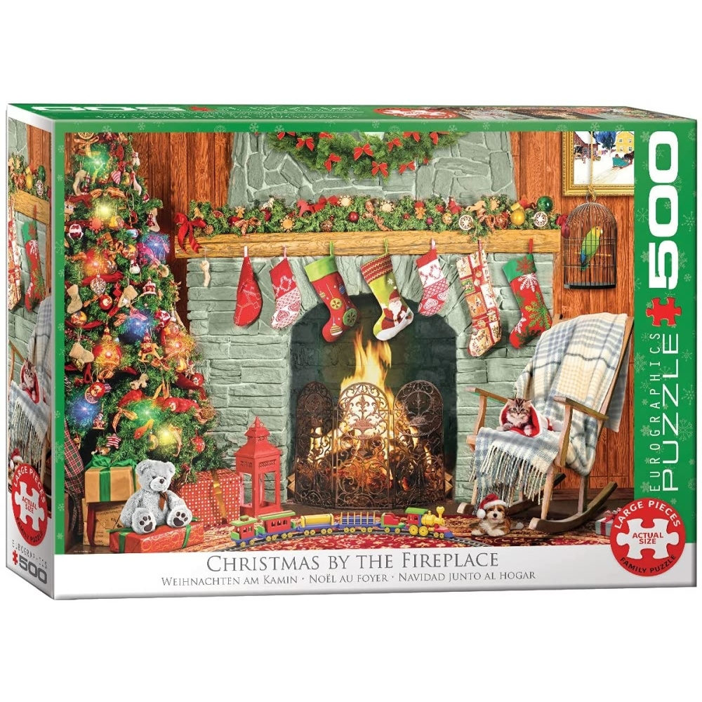 Puzzle 500 Pc - Christmas: retailer-supplied image