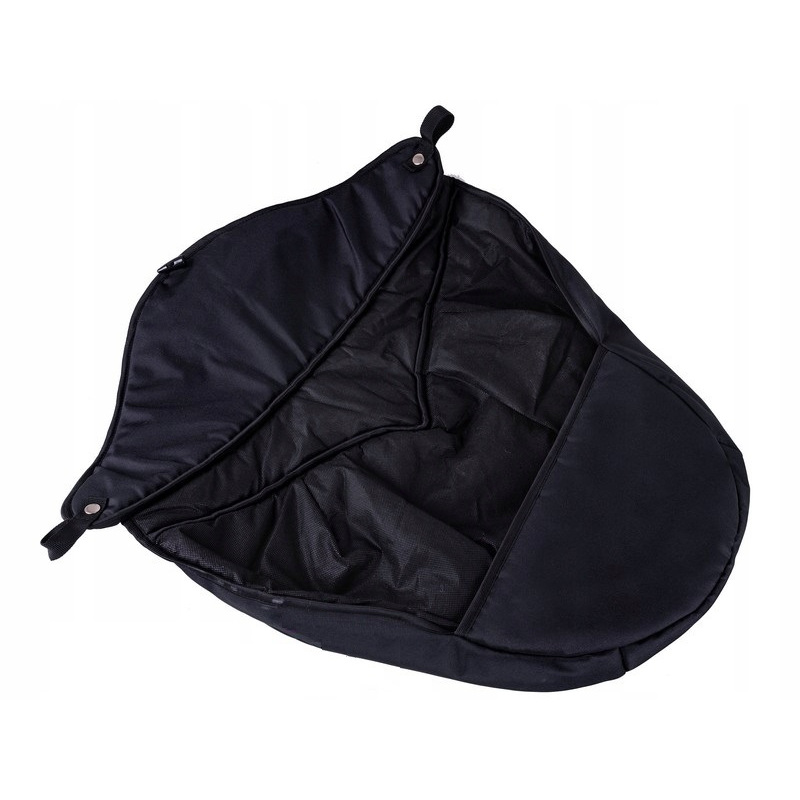 Univerzalna navlaka za noge kolica - Crna, Podstavljena, Jednostavna montaža za većinu modela kolica - Izdržljiva i topla