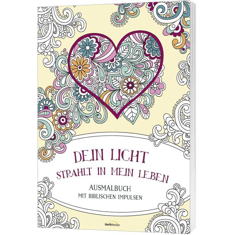 Image of Your Light Shines Into My Life Coloring Book - Paperback - With Biblical Insights - 96 Pages - German - 2023 - Gerth Medien Gmbh - Ean 9783957349729