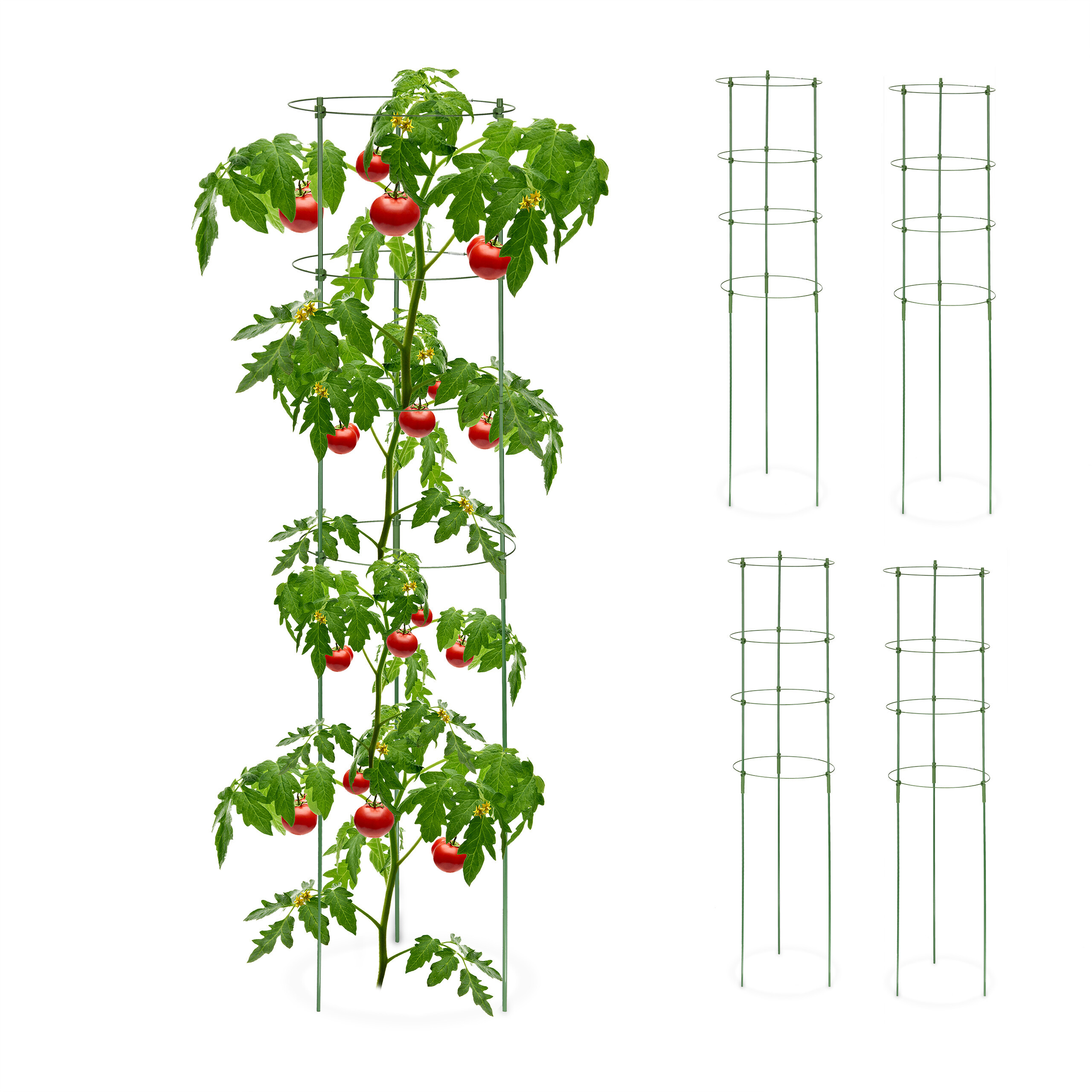 E-shop 5 x Rankhilfe in Grün - (H)120 x Ø 28 cm