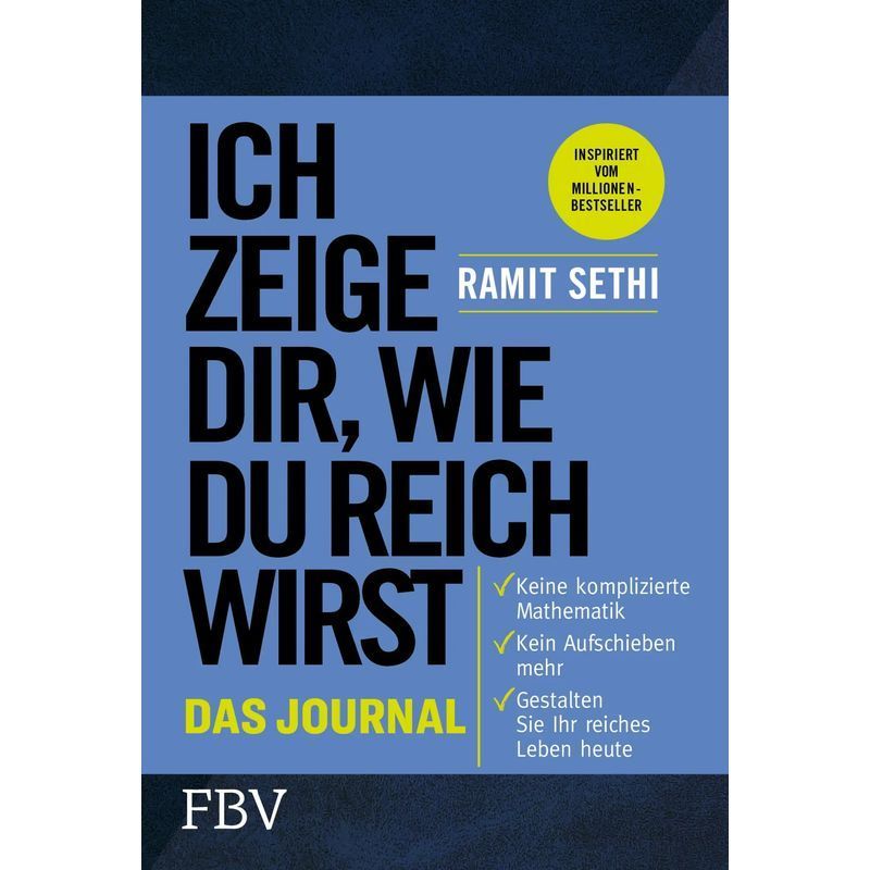 Image of I'll Show You How To Get Rich. The Journal - Ramit Sethi - Paperback - 192 Pages - German - 2023 - Finanzbuch Verlag - Ean 9783959726849