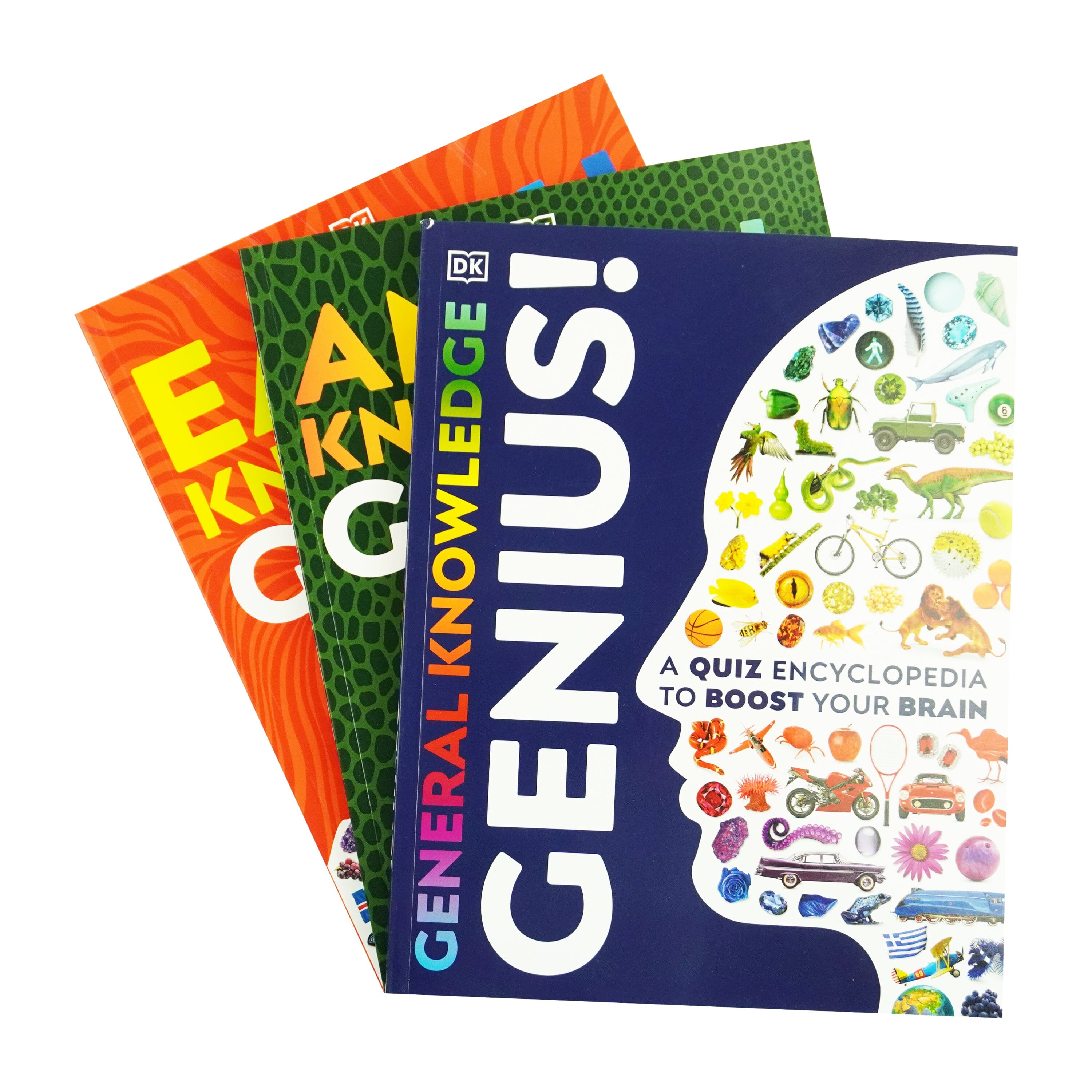 TEMU A Quiz Encyclopedia To Boost Your Brain General Knowledge Series By Dk: 3 Books Collection Set - Ages 9-12 - Paperback