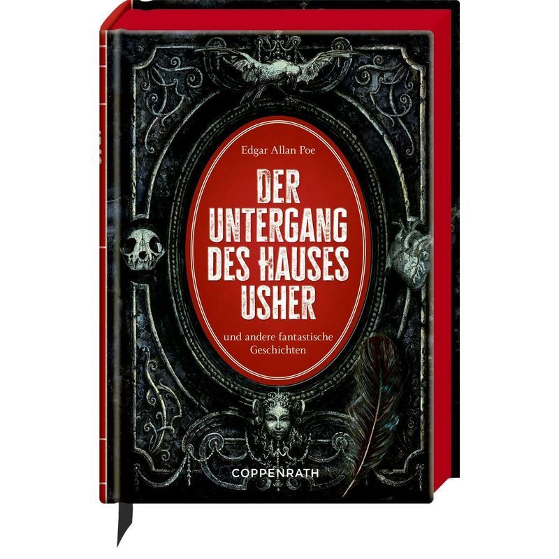 Image of The Fall Of The House Of Usher - Book - And Other Fantastic Stories - Edgar Allan Poe - Small Deluxe Edition - 272 Pages - German - 2024 - Coppenrath - Ean 9783649648659