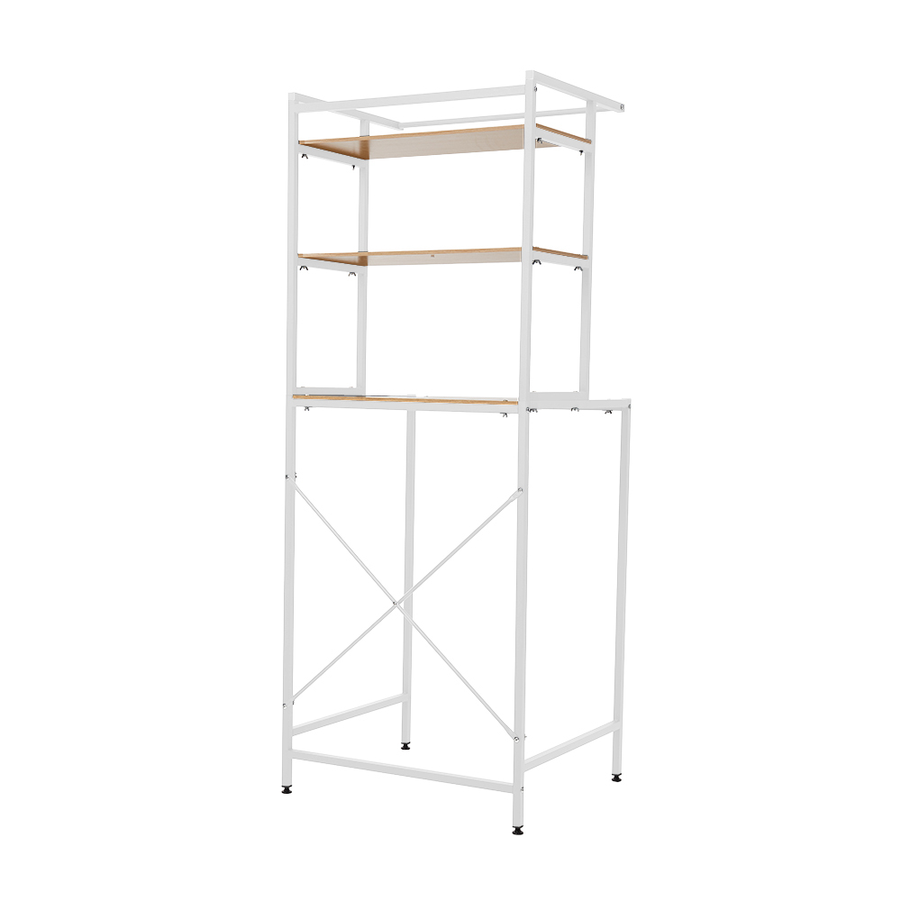 3-Tier Over Toilet Storage Rack, Freestanding Bathroom Organizer