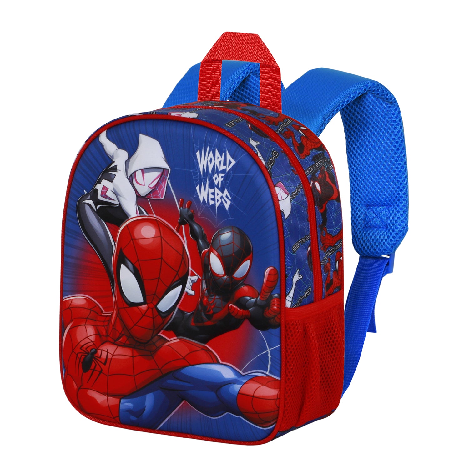 TEMU Spider-man 3d Elite Blue 7l Backpack – Kindergarten And Preschool Backpack 25 X 15 X 30 Cm For