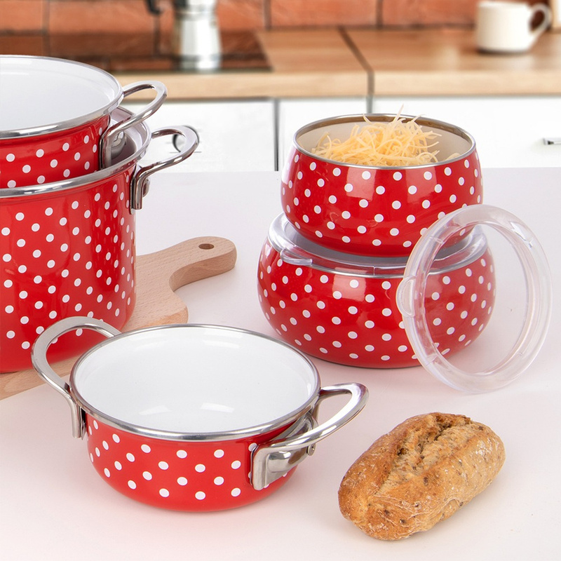 Metal Bowl With 600 Ml Lid